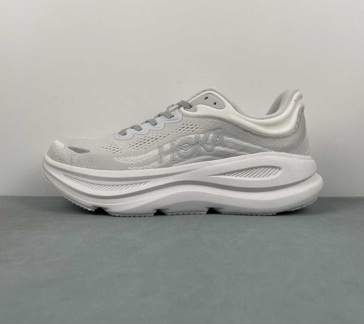 Hoka Bondi 9 White