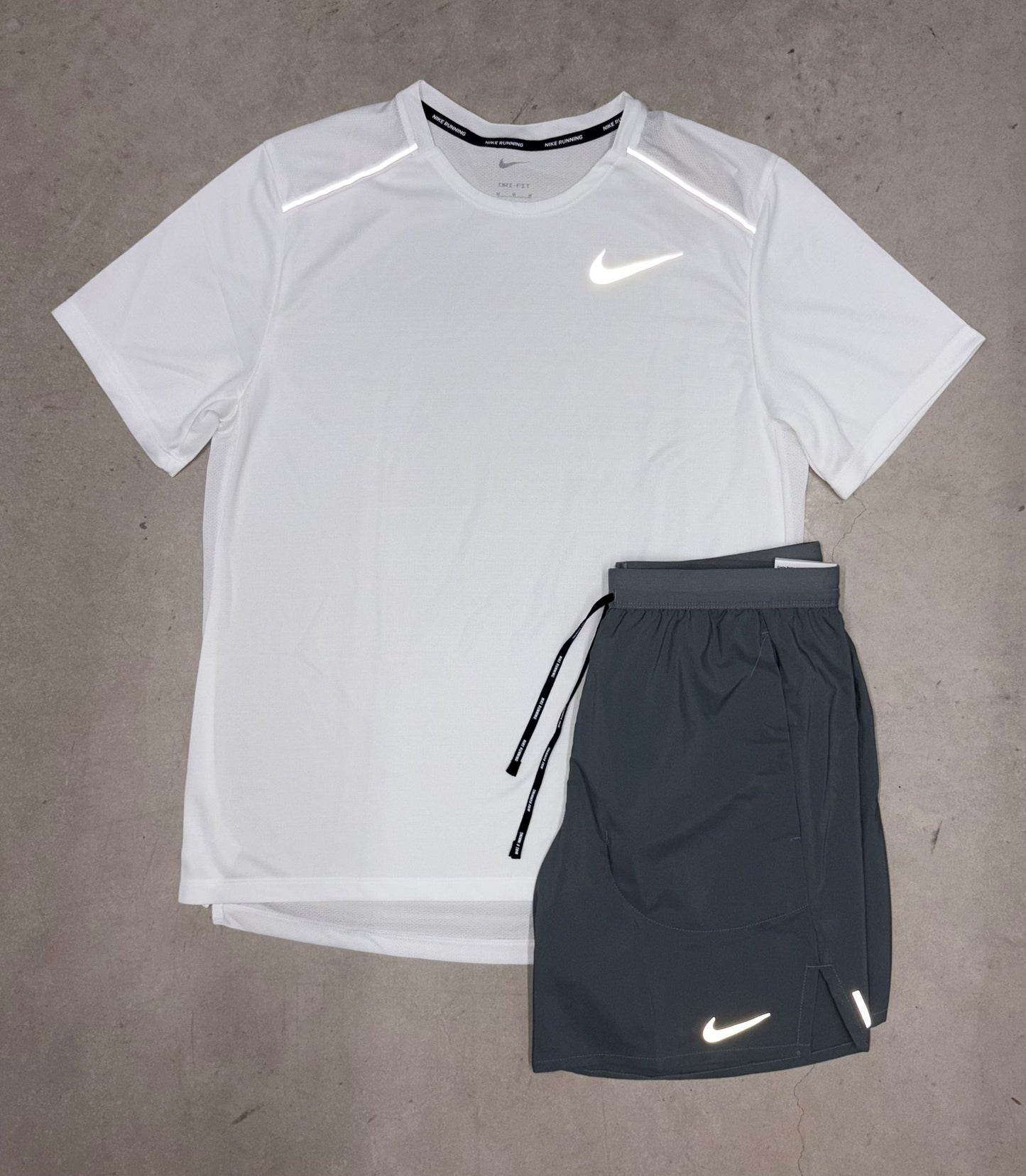 Nike White Miler / Flex Set