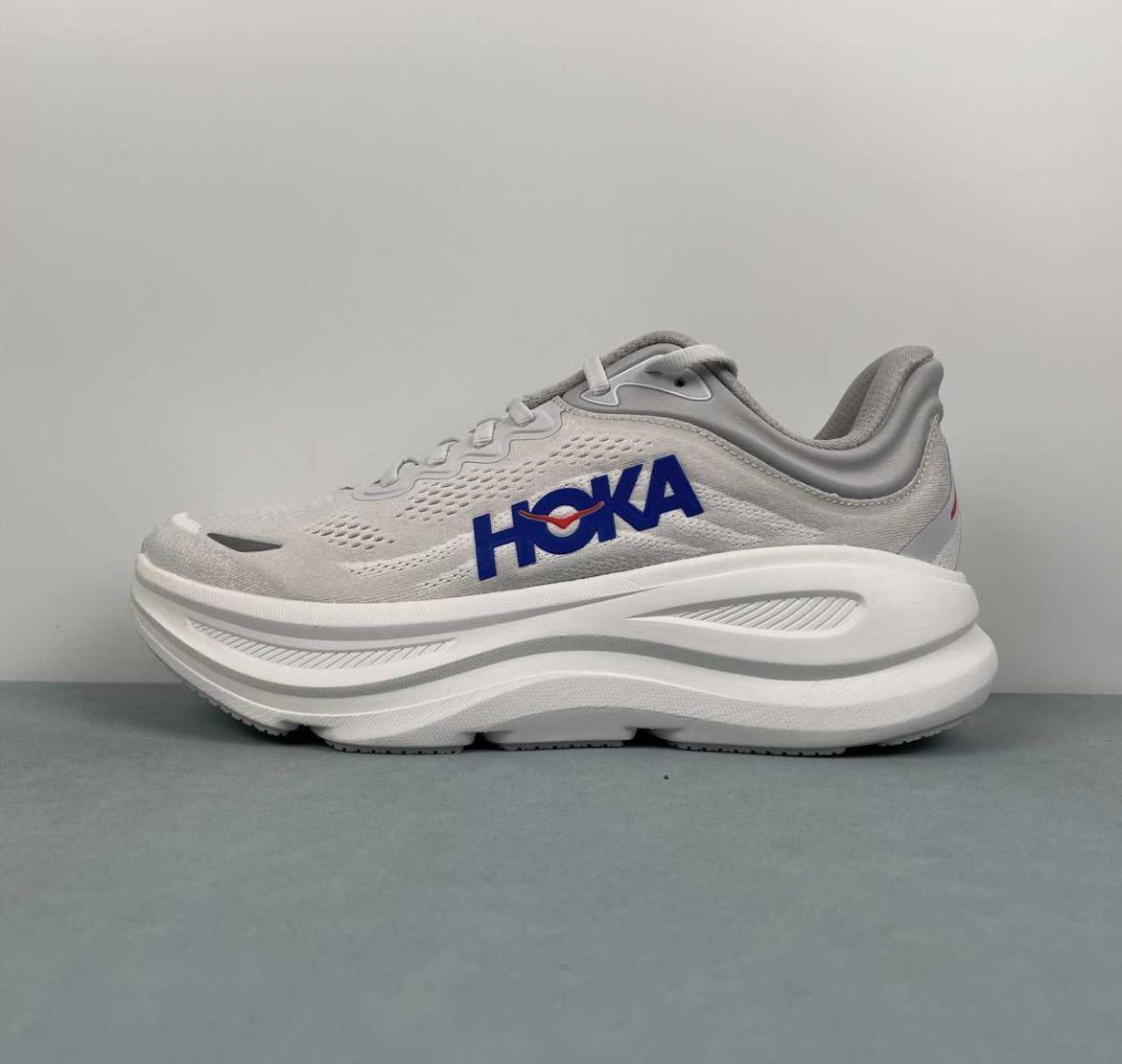Hoka Bondi 9 White/Navy